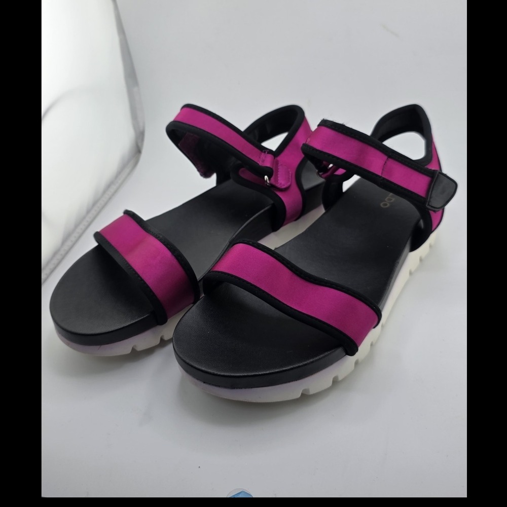 ALDO Robby Sandals Womens Size 9 Pink Black‎ Platform Sport Strap Casual